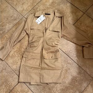 Zara Women's Beige Mini Dress